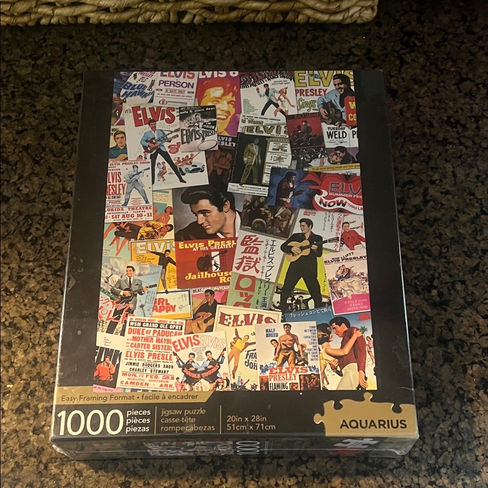 Aquarius Elvis Presley 1000 Piece Puzzle Brandnew never opened
